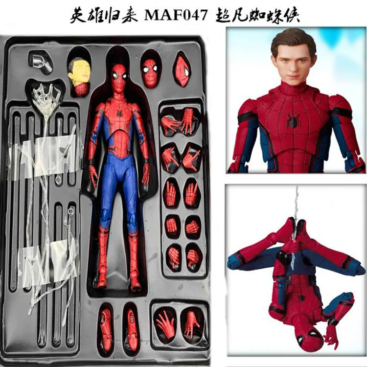 Фигурка супергероя Marvel Legend Мстители Человек-паук Mafex Ps4 Питер Паркер
