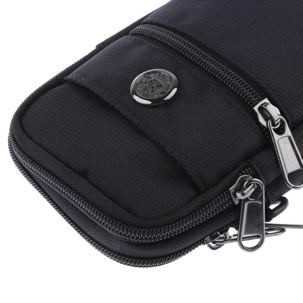 Nylon Crossbody Bag Purse Cell Phone Wallet Case Casual Handbag Water Resistant with detachable strap for Men Women Waist Belt