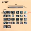 OWDEN 27Pcs Alphabet Stamping Tool Set for Leathercraft (3/4 Inch, 19 mm Tall) ► Photo 2/6