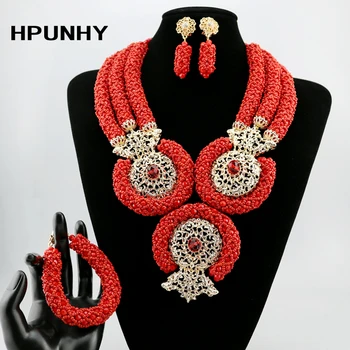 

Fashion Wedding Dubai Africa Nigeria African Jewelry Set color Necklace EarringsRomantic Woman Bridal Jewelry Sets