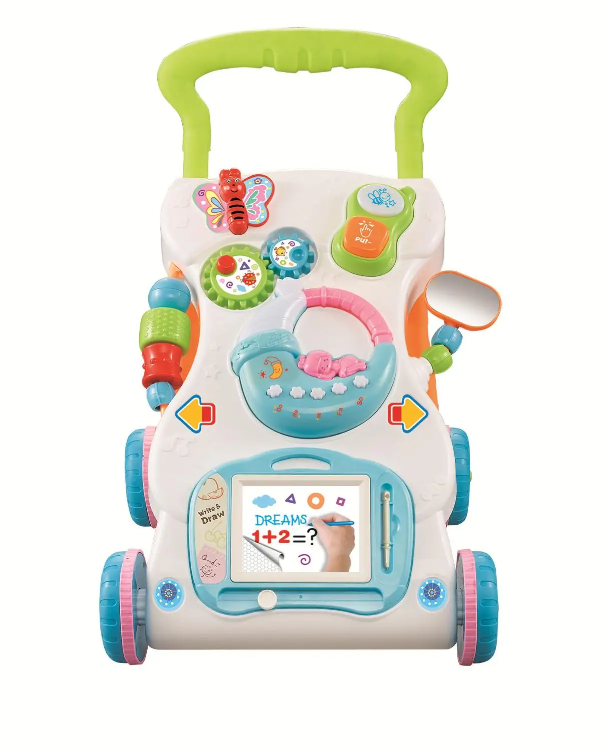 Activity& Gear Walkers Baby anti-rollover trolley walker music toy andador para bebe trotteur bebe girello per bambini chodzik