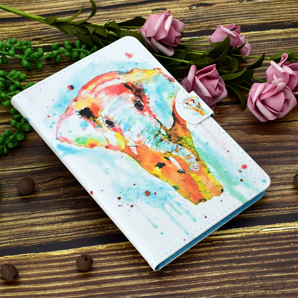 Чехол-подставка из искусственной кожи для huawei MediaPad T5 AGS2-W09 L09 L03 W19 10,", противоударный чехол для планшета с мультипликационным принтом