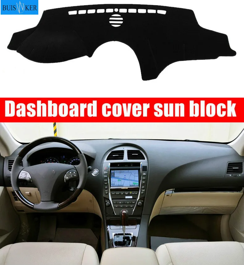 

For lexus ES350 ES240 2006-2012 Right and Left Hand Drive Car Dashboard Covers Mat Shade Cushion Pad Carpets Accessories