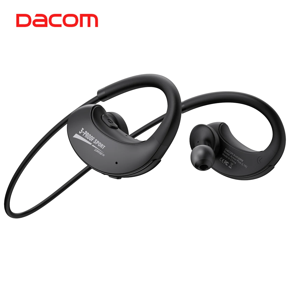 Online Dacom ARMOR Plus auriculares inalámbricos deportivos IPX5 impermeable CSR Bluetooth 5,0 auriculares para correr con manos libres para teléfono