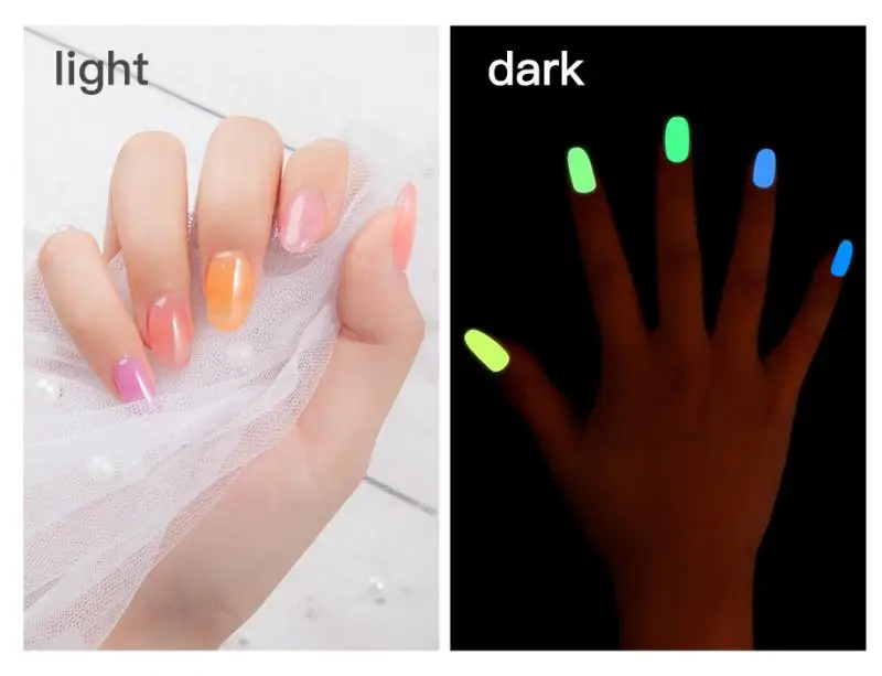 1 шт. светится в темноте Гель лак УФ гель для ногтей Esmalte флуоресцентный