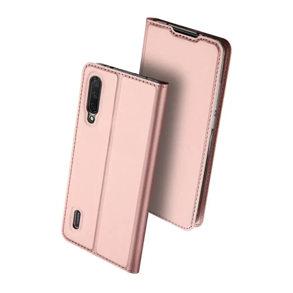 DUX DUCIS PU кожаный флип-чехол для Xiaomi mi A3 чехол CC9e бумажник чехол для Xiaomi mi A3 CC9 CC9e A 3 Чехол Xio mi A3 Funda - Цвет: Rose Gold