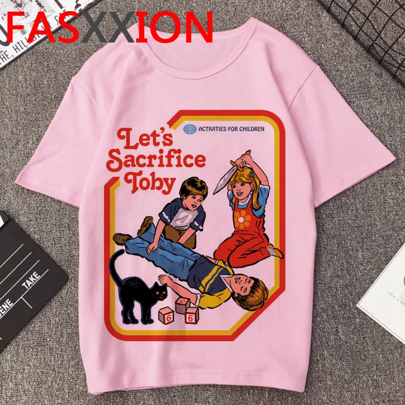 Satan Demon T Shirt Women Summer Top Plus Size Grim Reaper Satanism Hell Funny Satanic Horror T-shirt Tees Female | Женская одежда