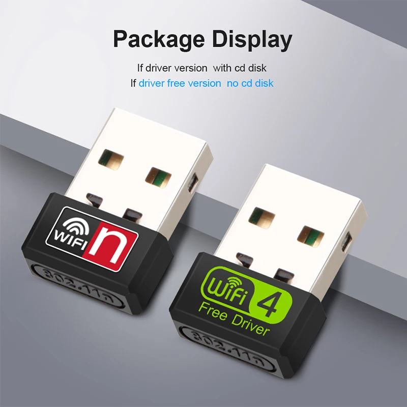 Мини USB Wifi адаптер 2,4G Wi fi адаптер ПК Wi-fi USB адаптер Wifi ключ USB Ethernet Lan сетевая карта антенна Wifi приемник