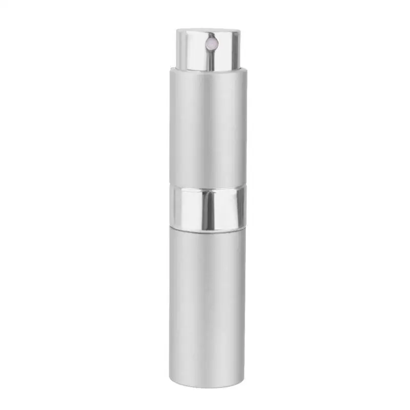 

8 ml Portable Travel Mini Bottle Refillable Empty Perfume Atomizer - Silver