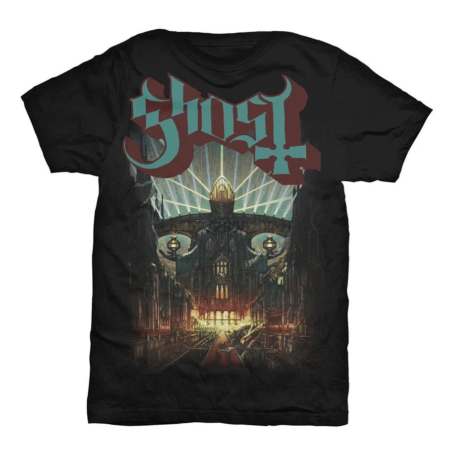 Ghost Band Meliora Rock T-Shirt Free Shipping Tops Tee Shirt | Мужская одежда