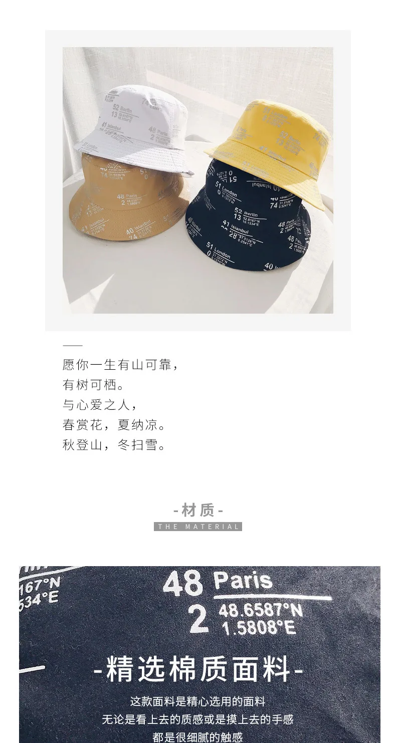 Cool Harajuku Bucket Hat Women Bob Hip Hop Cap Embroidery Letter Gorros Cotton Flat Cap Man Fishing Bucket Flat Hat Spring
