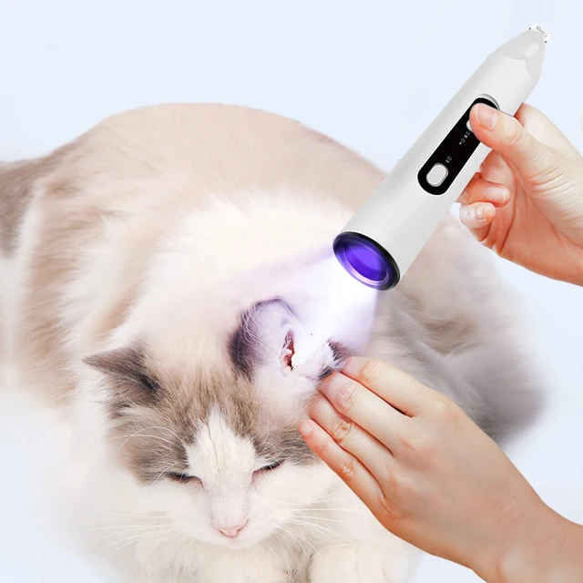 Dog Clippers Professional Pet Trimmer LED Light Pet Health Care Clipper Dog Shear Butt Ear Eyes Hair Cutter Machine Remover 2