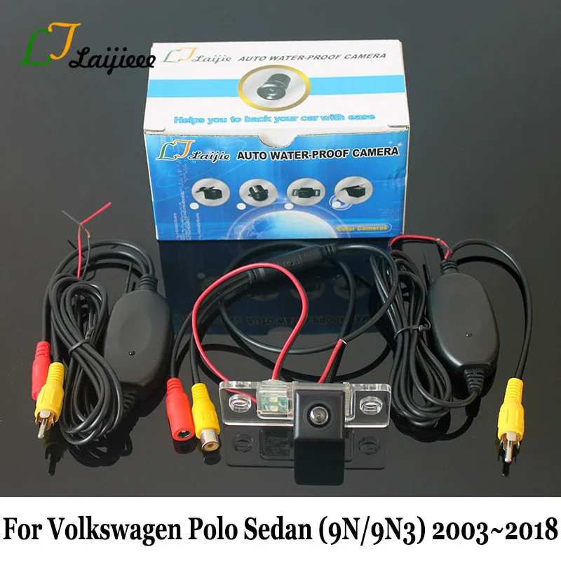 

Reverse Camera For Volkswagen VW Polo Classic Vivo Sedan 9N 9N3 2003~2018 / HD CCD Night Vision Wireless Car Rear View Camera