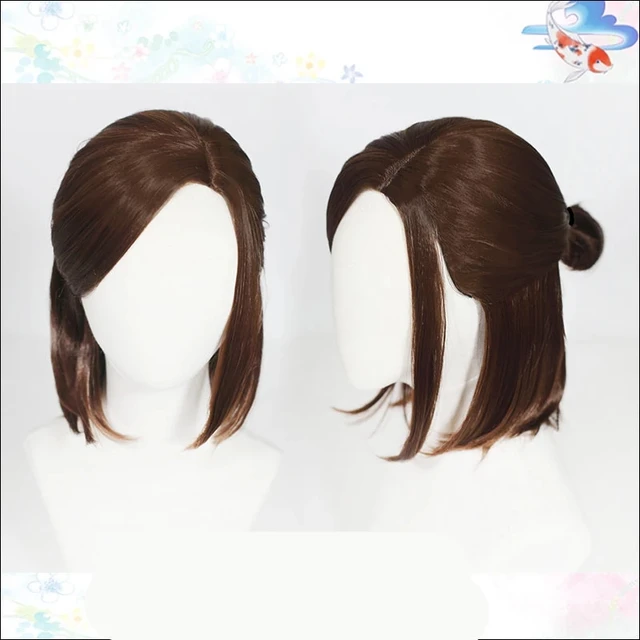 SUNXXCOS High Temperature Fiber The Last of Us 2 Ellie cosplay wigs Short  For woman Synthetic hair (Ellie)