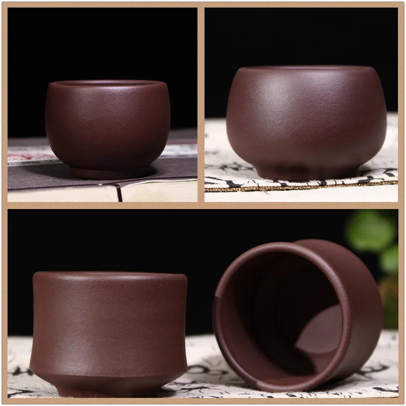 

Clay Cup Yixing Clay Teacup Customizable Lettering Kung Fu Tea Set Clay Tea Cup
