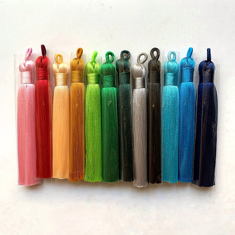 8 см хлопковые шелковые кисточки для ювелирных изделий Diy Подвеска браслета