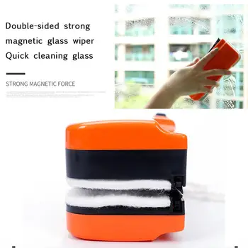 

Magnetic Window Cleaner Double-sided Magnetic Glass Wiper High-rise Glass Car Window Wipers Cleaner Window Cleaning Brush