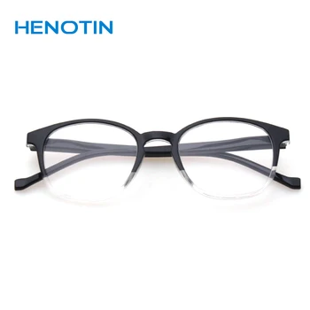 

Henotin fashion round reading glasses spring hinges men's and women's readers glasses diopter 0.5 1.75 2.0 3.0 4.0 .......