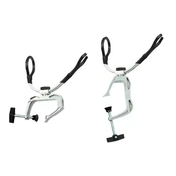 

Durable Aluminum Alloy 360 Rotatable Brackets Fishing Rod Rack Holder Angling Clamp Tackle Stand Fishing Supplies
