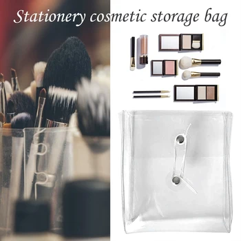 

Portable Clear Makeup Bag Organizer Travel Cosmetics Toiletries Storage Pouch for Ladies Outdoor Makeup Accessories
