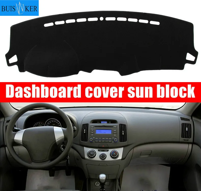 

Car Dashboard Cover For Hyundai Elantra 2008 2009 2010 Dash Mat Dashboard Pad Carpet Anti-UV Anti-slip Anti-Sun
