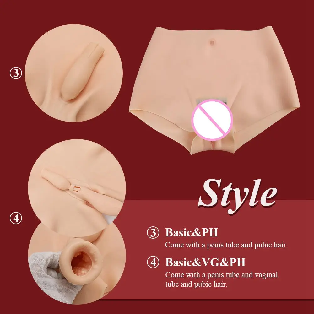 Best Price KOOMIHO Silicone Realistic Vagina Panties Crossdresser Artificial Sex Fake Boxer Underwear Transgender Drag Queen Male to Female Best Price KOOMIHO Silicone Realistic Vagina Panties Crossdresser Artificial Sex Fake Boxer Underwear Transgender Drag Queen Male to Female