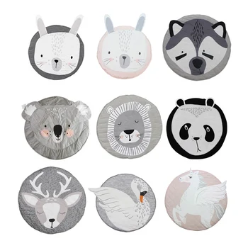 

90CM 3D Carton Animal Carpet Game Blanket Children's Climbing Mat Baby Climbing Mat Game Blanket