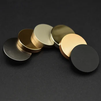 

100 pieces 10-25mm clothing accessories metal buttons high foot plane button smooth hand sewn button alloy button spot wholesale
