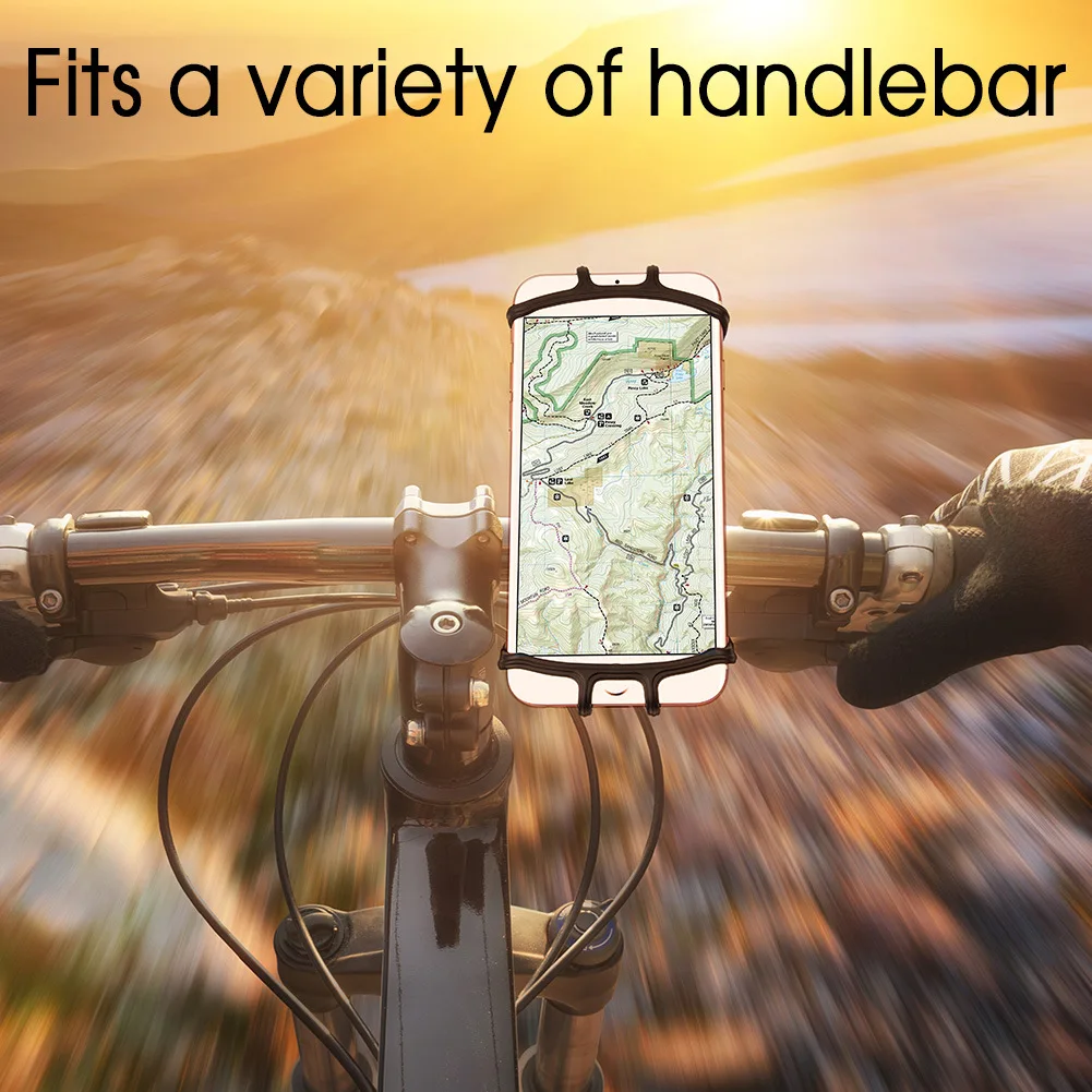 VUP велосипед kickstand-360 градусов вращающийся мобильный телефон применение 4-6 'все типы руля универсальные аксессуары