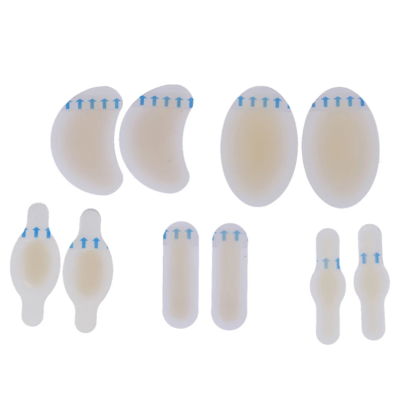 

2Pcs Foot Stickers Inserts Hydrocolloid Pads Heel Care Relief Pain Blisters Bunions Corns Calluses Bandages Adhesive Cushions