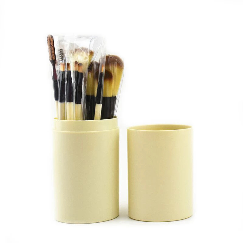 Набор мягких кистей для макияжа 12 шт. рассыпчатая пудра тени век консилер