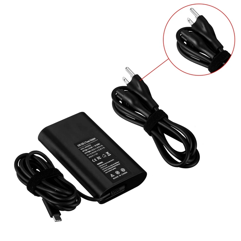65W 20V 3.25A USB-C адаптер питания зарядное устройство для Dell LA65NM170, 2YKOF Dell Latitude 12 7275, Dell Latitude 13 7370 и других типов