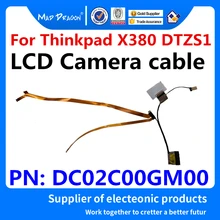 Novo original lcd comos edp led lvds screen display cabo de vídeo câmera para lenovo thinkpad x380 dtzs1 dc02c00gm00