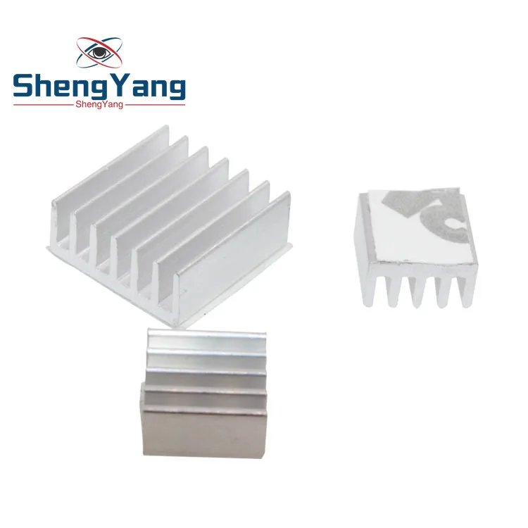 

3PCS Adhesive Raspberry Pi Heatsink Cooler Pure Aluminum Heat Sink Set Kit Radiator For Cooling Raspberry Pi 2 B