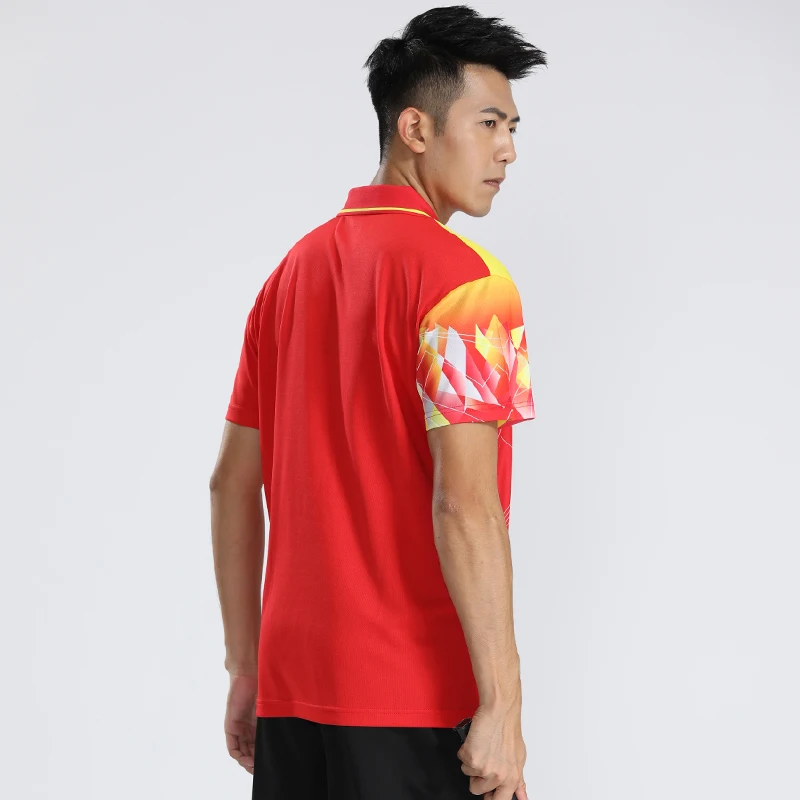 Outdoor Fitness T Men Badminton 3D Print Brand Run Gym Training Shirts Table Tennis Jerseys Comfort Tshirts