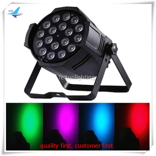 E-12pcs высокий яркий светодиодный par свет 18 шт.* 10 Вт 4 в 1 RGBW для сцены свадебного освещения