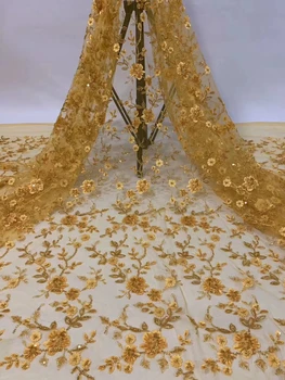 

Sequin Lace Fabric Nigeria Lace Fabric 2020 High Quality Lace Wedding Dress African Tulle Lace Fabric D3812