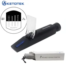 0- рефрактометр для солености аквариума ATC рефрактометр 1,000-1.070SG тестер солености морской воды соленомер для аквариума