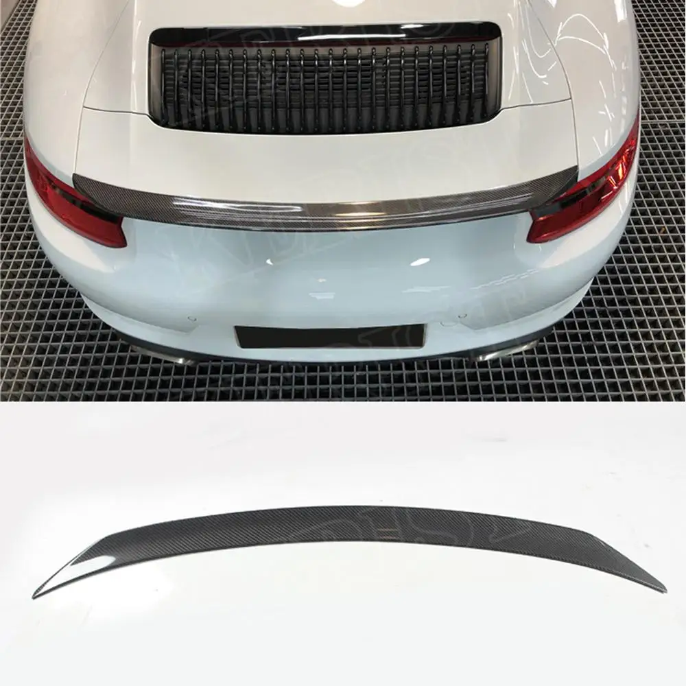 Для Porsche 911 2012 2013 углеродного волокна автомобиля заднее крыло багажника выступ Спойлеры подходит