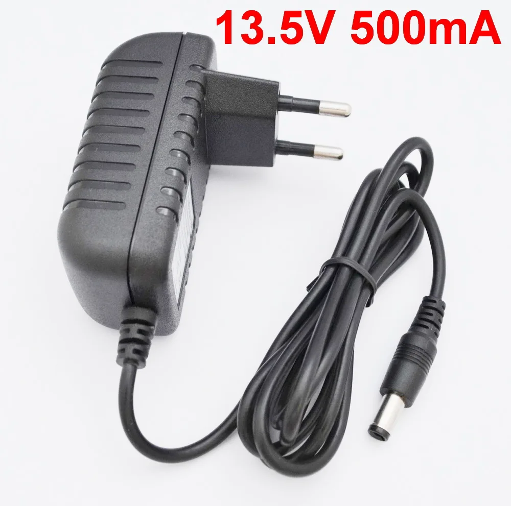 13.5V 500mA 1 шт. 13,5 V 200mA 300mA 400mA 500mA 600mA 700mA 800mA AC 100 V-240 V конвертер адаптер Питание ЕС Штекер 5,5 мм x 2,1-2,5 мм - Цвет: 13.5V 500mA