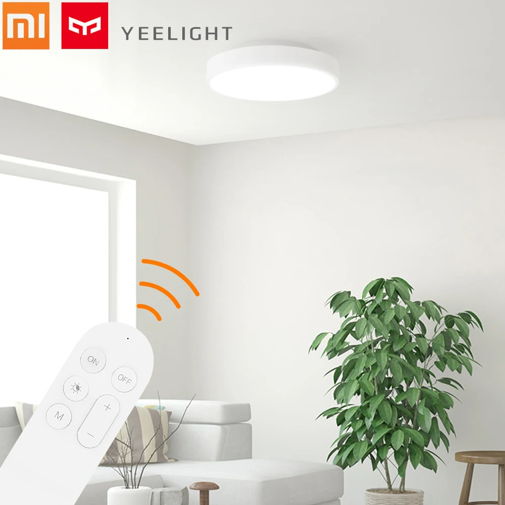 

Yeelight led Ceiling Light BT Connected Remote Controller Brightness Adjustable Dimmable lamp for xiaomi Yeelight Ceiling Light