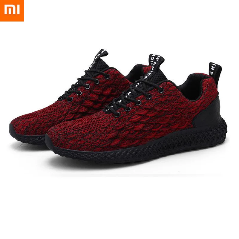 

2020 Xiaomi Shoes Fashion Breathable Sneaker Men's Casual Shoes Comfortable Non-slip Wear-resisting Sports Men's Jogging Shoes