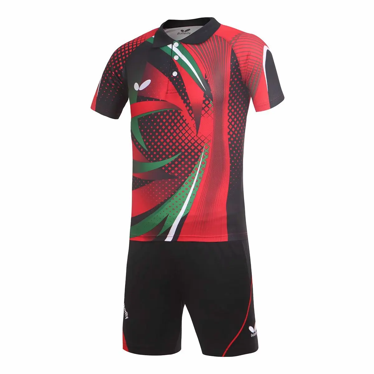 Table Tennis Short Clothing Men Women Suit Short-sleeved Competition Training Quick-dry