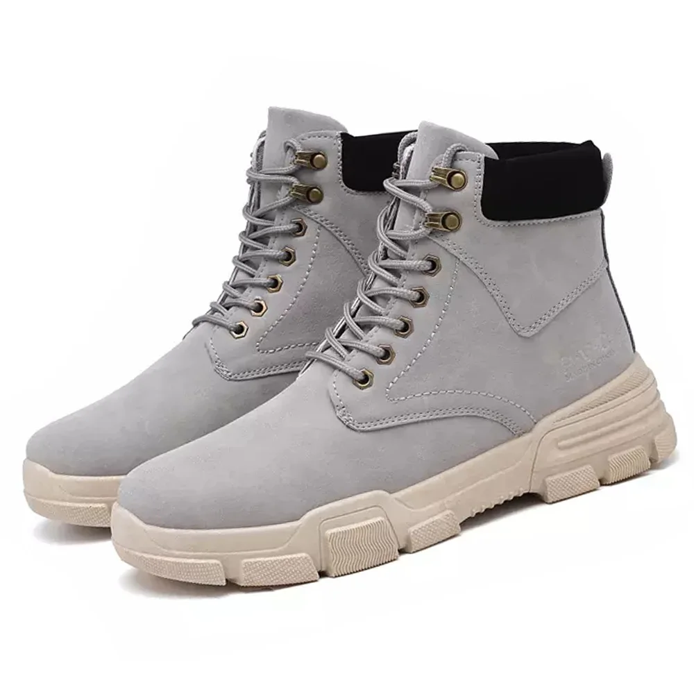 

Hipster Male Snow Ankle Boots Warm Boots Lace up Shoes British Style Platform Heels Footwear Men Shoes