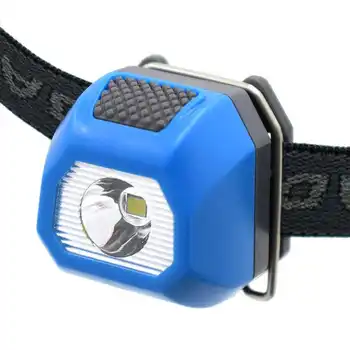 

Mini Head Lamp Rainproof R3 LED Headlamp Clip Waterproof Lamp 3 Modes with Battery Tactics Helmet Hat Light for Outdoor Camping