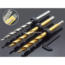 9 мм 9,5 мм 3/" титана твист Шаг сверло+ глубина Стоп Воротник+ Набор шестигранных ключей для Kreg карманного отверстия джиг комплект направляющие электроинструменты