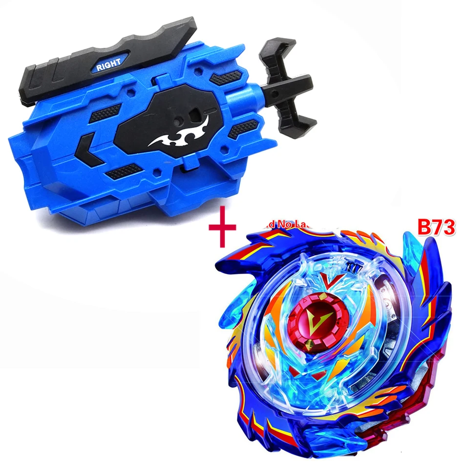 Дропшиппинг Beyblade Burst B118 145 117 с левым и правым двухсторонним пусковым устройством, металлический топовый стартер, вращающаяся игрушка для боя BAyblade - Цвет: B73