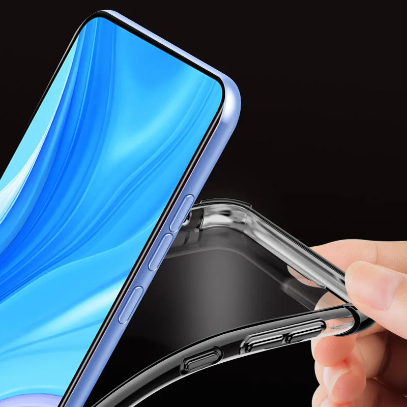 Красный цвет для huawei Enjoy 10 Plus Чехол подушки безопасности буфера полная защита чехол для huawei Enjoy 10 Plus ТПУ противоударный задняя крышка