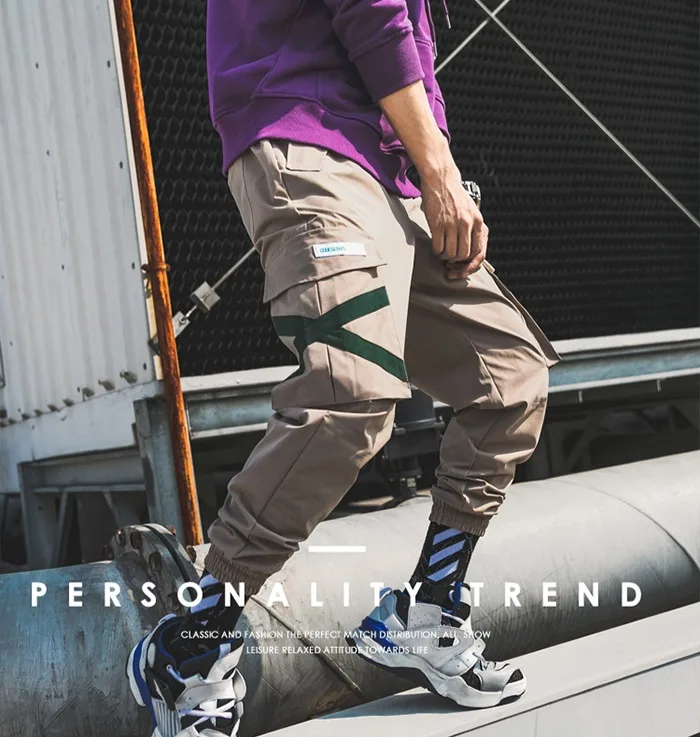 April MOMO Cross Joggers брюки мужские s хип хоп походные Мужские штаны карманы спортивные брюки комбинезоны одежда плюс размер
