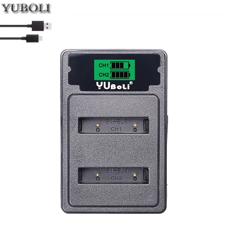 charger only 4x bateria EN EL5 EN-EL5 enel 5 ENEL5 батарея для NIKON COOLPIX P510 P530 3700 4200 5200 5900 S10 P4 P3 принадлежностей камеры экстремальной съемки - Цвет: charger only